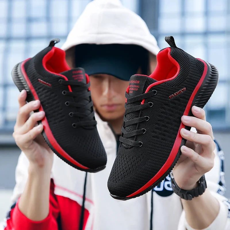 Men Sport Shoes Breathable Lightweight Running Sneakers Walking Casual Breathable Shoes Non-slip Comfortable Men Shoes Fashion.