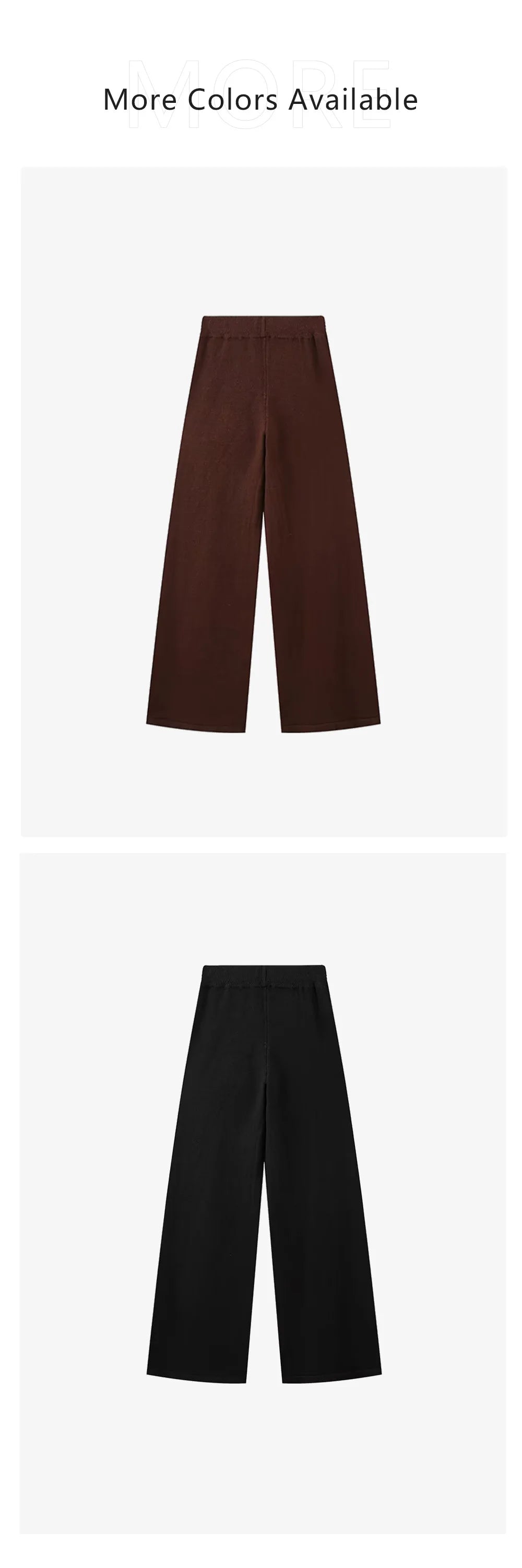 2024 autumn new women's clothing style fashionable European and American style knitted lace up cardigan top and pants set.