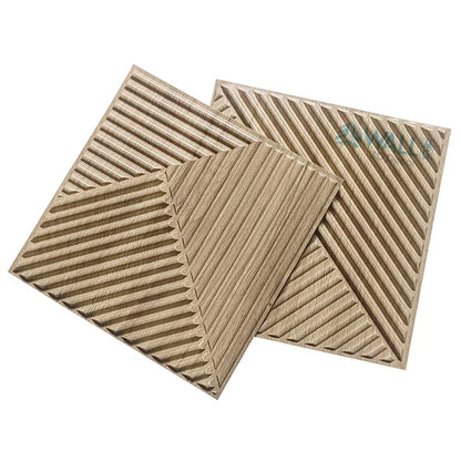 12pcs 30cm 3D textured wall panel 3D wall sticker Wood grain wall decor, suitable for living room, hall, bedroom, hotel, office