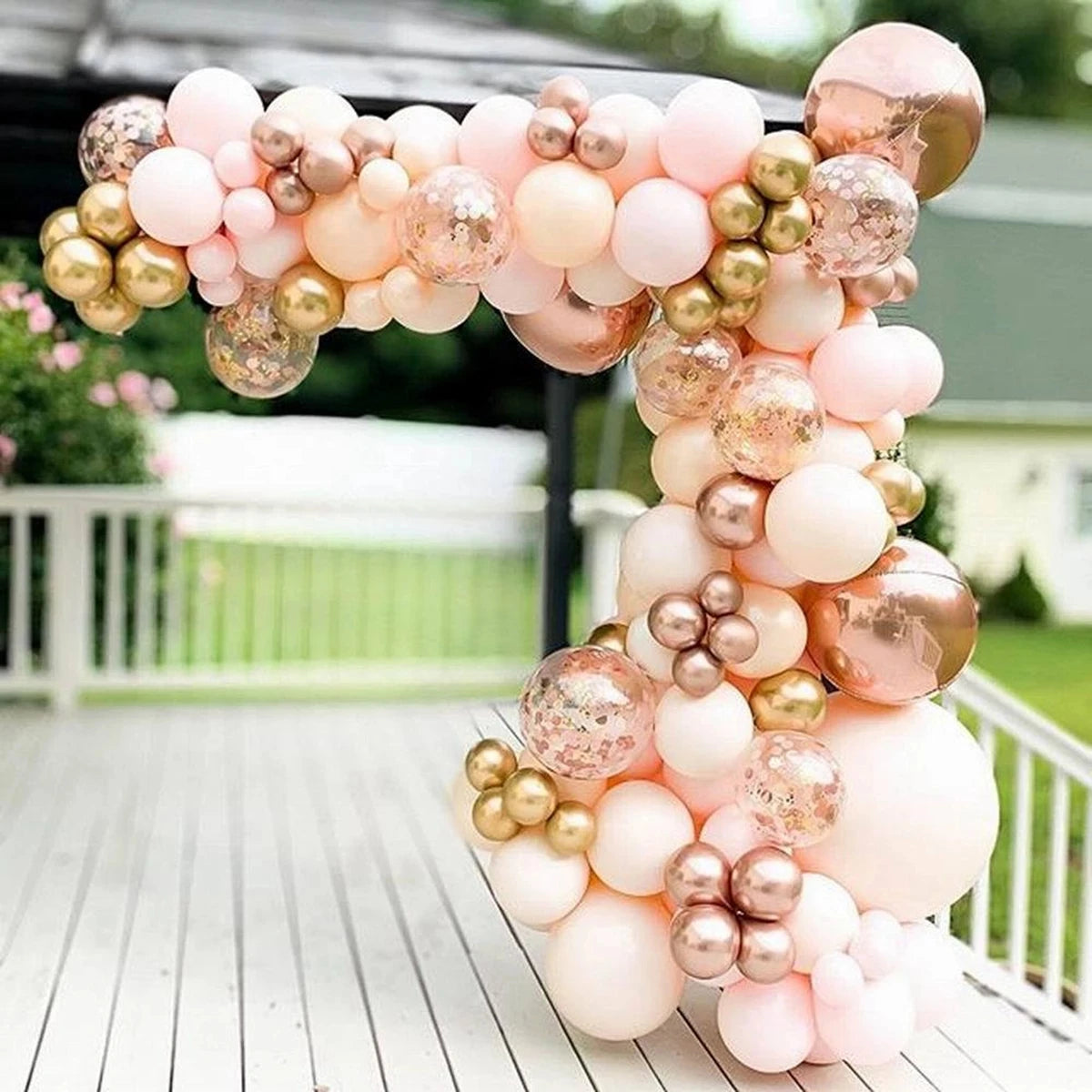 Macaron Rosa Ballon Girlande Bogen Kit Hochzeit Geburtstag Party Dekor Kinder Roségold Latex Ballons Babyparty Dekorationen Kette.