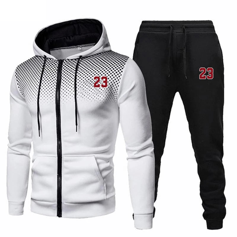 Men's Hooded Tracksuit Casual Hot Sale Single Piece Sports Zipper Sweatshirts and Sweatpants Comfort Outdoor Jogging Sport Daily.