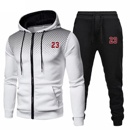 Men's Hooded Tracksuit Casual Hot Sale Single Piece Sports Zipper Sweatshirts and Sweatpants Comfort Outdoor Jogging Sport Daily.