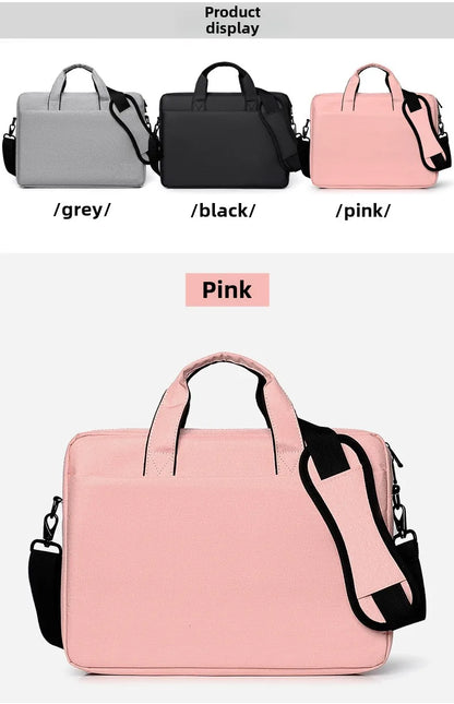 Laptop Bag Sleeve Case Shoulder HandBag Notebook Pouch Briefcases for 14 15 17 Inch Macbook Air Pro HP Huawei Asus Dell Xiaomi.