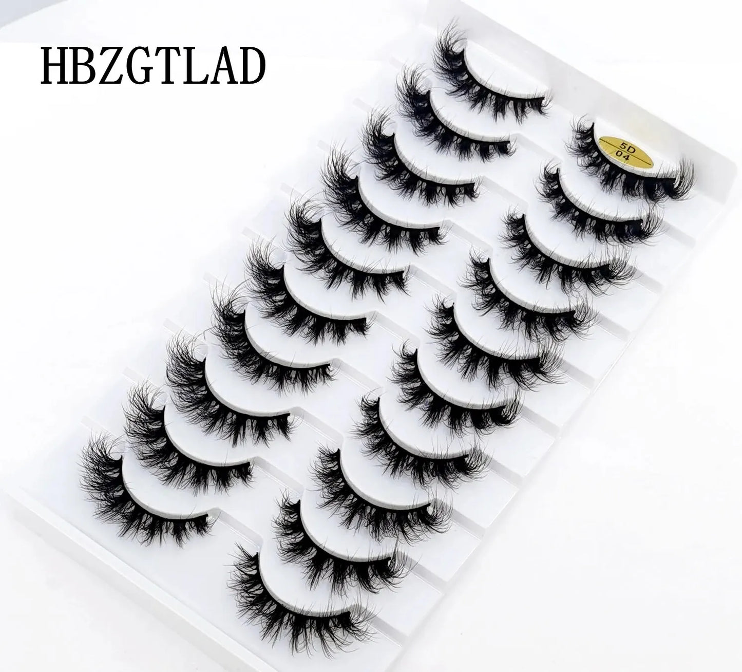 10 Pairs Lashes Fluffy Soft Russian Volumes Mink Lashes 3D Mink Eyelashes Lashes Reusable Fluffy False Lashes Russian Extensions.