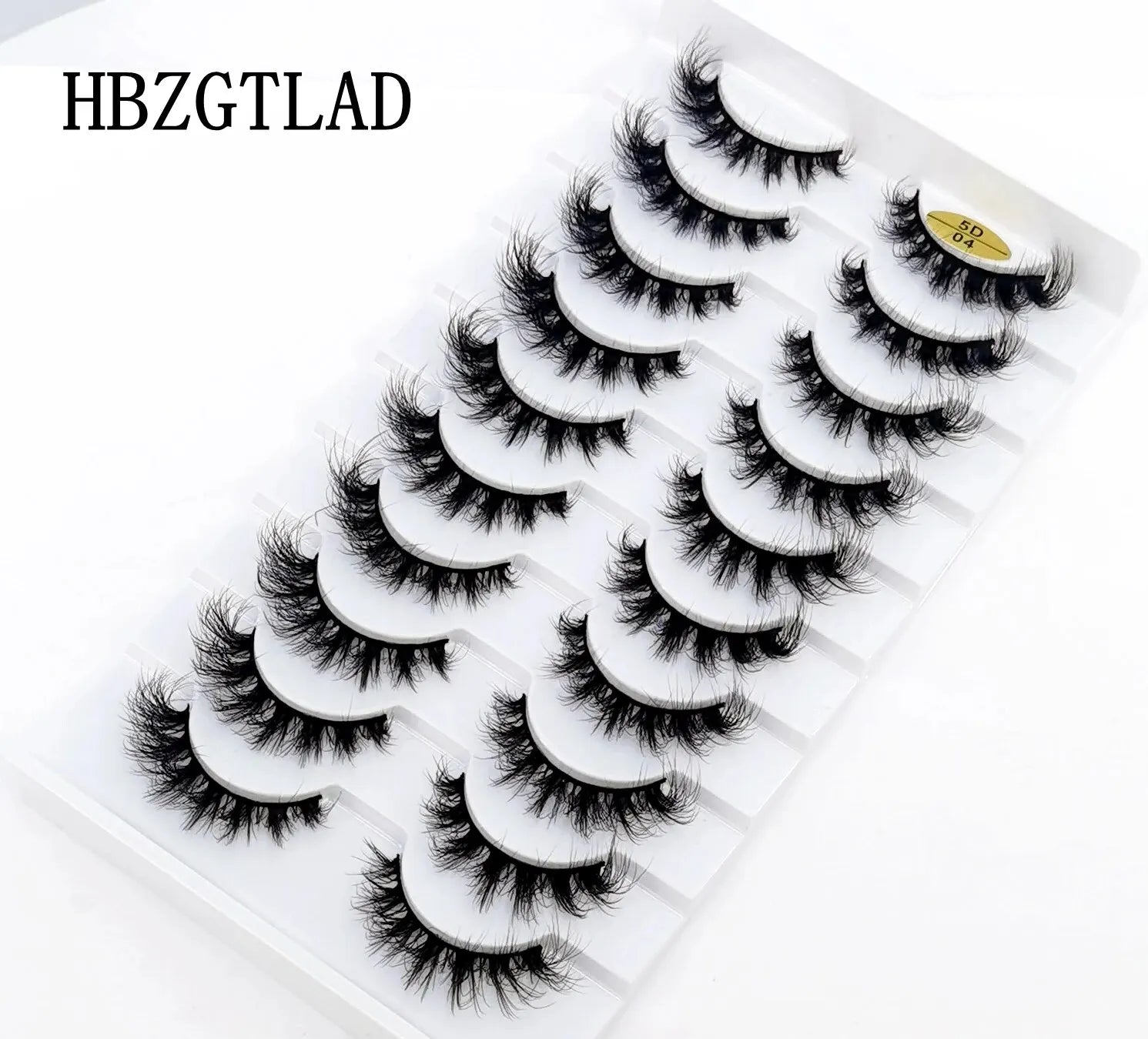 10 Pairs Lashes Fluffy Soft Russian Volumes Mink Lashes 3D Mink Eyelashes Lashes Reusable Fluffy False Lashes Russian Extensions.