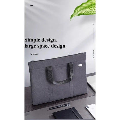 Portable document bag Oxford cloth business and leisure briefcase men and women portable document bag.