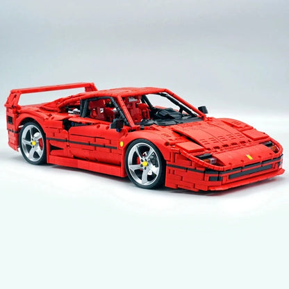 4026PCS Technical LOX Edition F40  Assembly MOC 140629 Building Block Car Supercar Model Adult High Difficulty Racing Toys