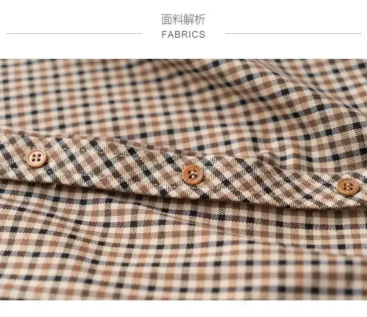Fashion Casual Women's Plaid Shirt Autumn New Boutique Ladies Blouse and Tops Female Long Sleeve Blouses Clothes