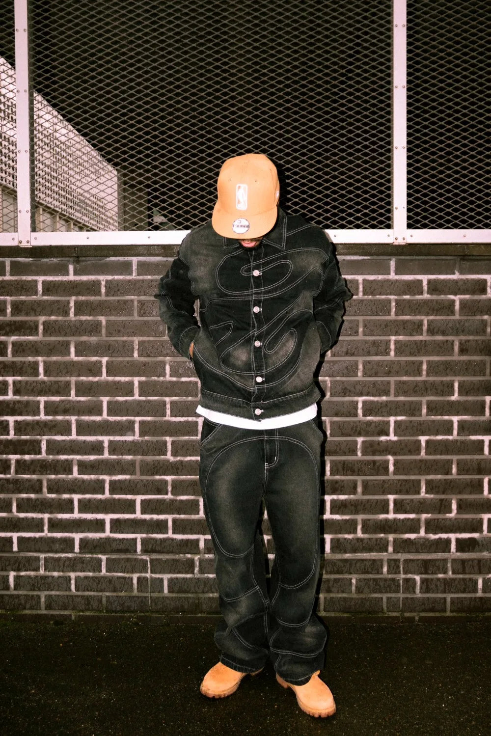 Retro Gothic Tracksuit Men New Y2k Jeans Men Clothes Oversized Striped Pattern Jacket Sweatpants Two Piece Set Clothes for Men.