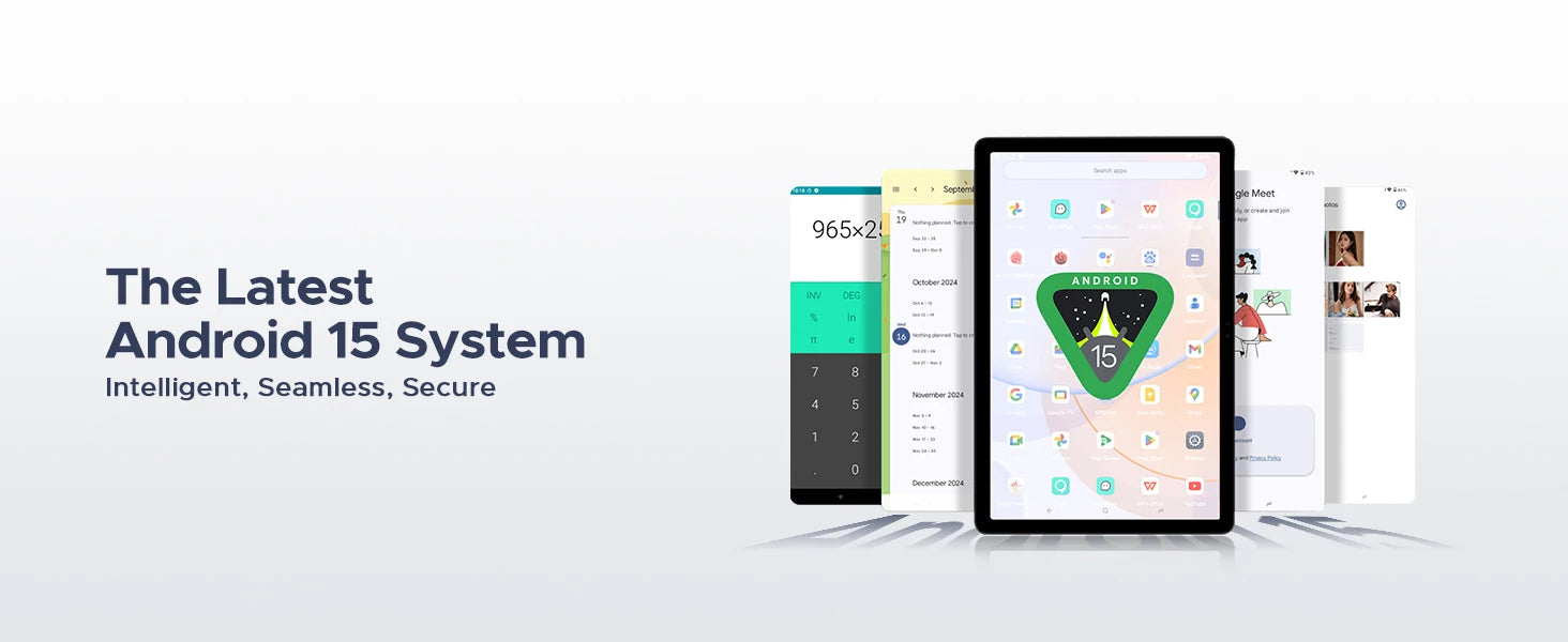 DOOGEE Tab A9 Pro Tablet 10.1" HD Display Android 15 20GB(4+16) 128GB 6580mAh Large Battery Dual Speakers Pad PC 2 In 1 Tablet.