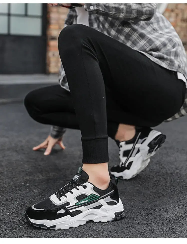 Men's Breathable Mesh Running Sneakers  Running Shoes Outdoor Anti-skid Sports Running Shoes Men Fashion Sports Shoes 2024.