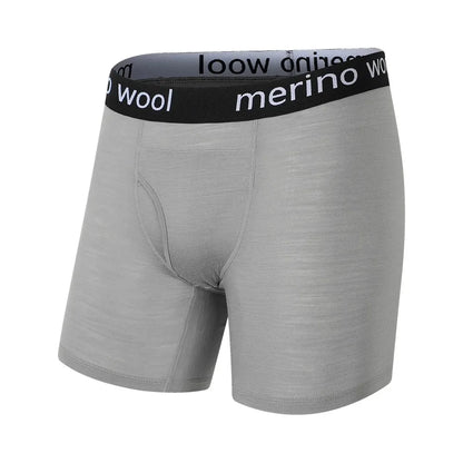Herren-Boxershorts aus Merinowolle, Herrenunterwäsche, 100 % Merinowolle, Herren-Boxershorts aus Merinowolle, weich, bequem, atmungsaktiv, feuchtigkeitsableitend, USA-Größe
