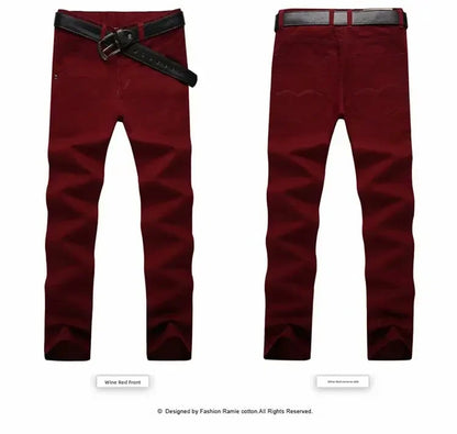 Frühling Sommer männer Hosen Farbe Gerade Bein Hosen Jugend männer Tragen Koreanischen Stil Slims Glättet Silhouette Dünne handel Hosen.