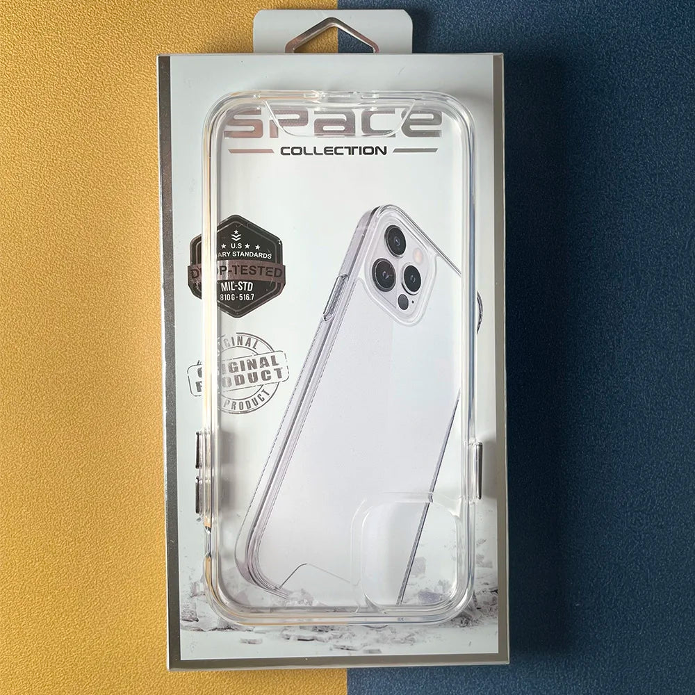 Clear Transparent Case For iPhone 11 Case for iPhone 11 pro max Cover Anti drop hard half pack for iPhone 11 pro Cases.
