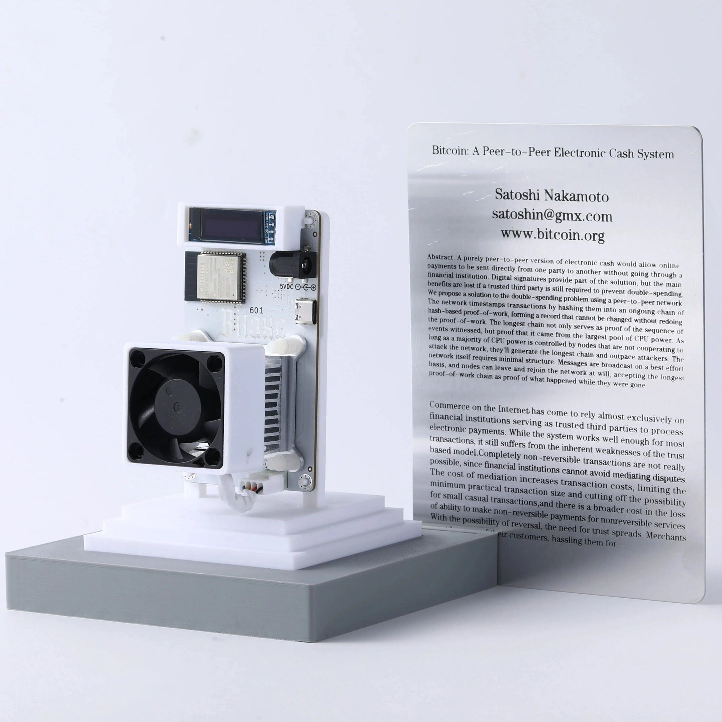 Factory wholesale 2025 Latest Bitaxe Gamma 601 1.2th/s 18W Open Source Bitcoin Miner With Power Supply.