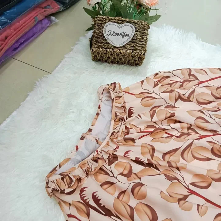 Summer Abaya Dubai Luxury Muslim Woman Dresses Chiffon Ramadan African Elegant Dresses(Not contain Hijab).