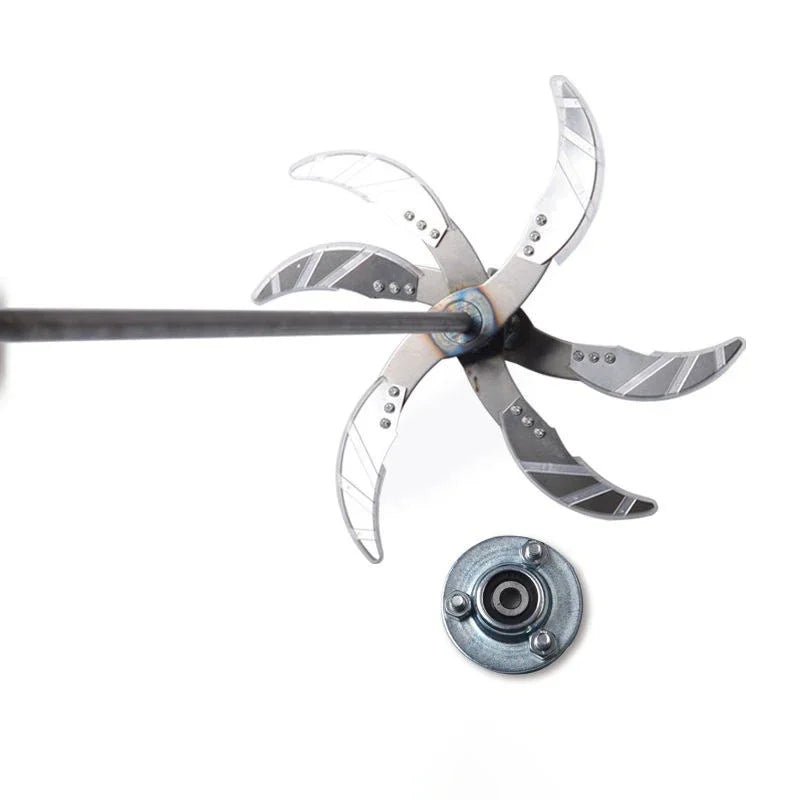 Agricultural Fruit And Vegetable Crusher 4/6 Blade Breeding Cutter Electric Drill Chopper Blade Fits Goose Chicken Feed Grass.