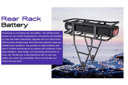 [ON SALE] Hailong Battery Electric Bicycle 21700 18650 Cells Pack 48V 36V 13Ah 52V 20Ah eBike Powerful Lithium Battery for BBS02.