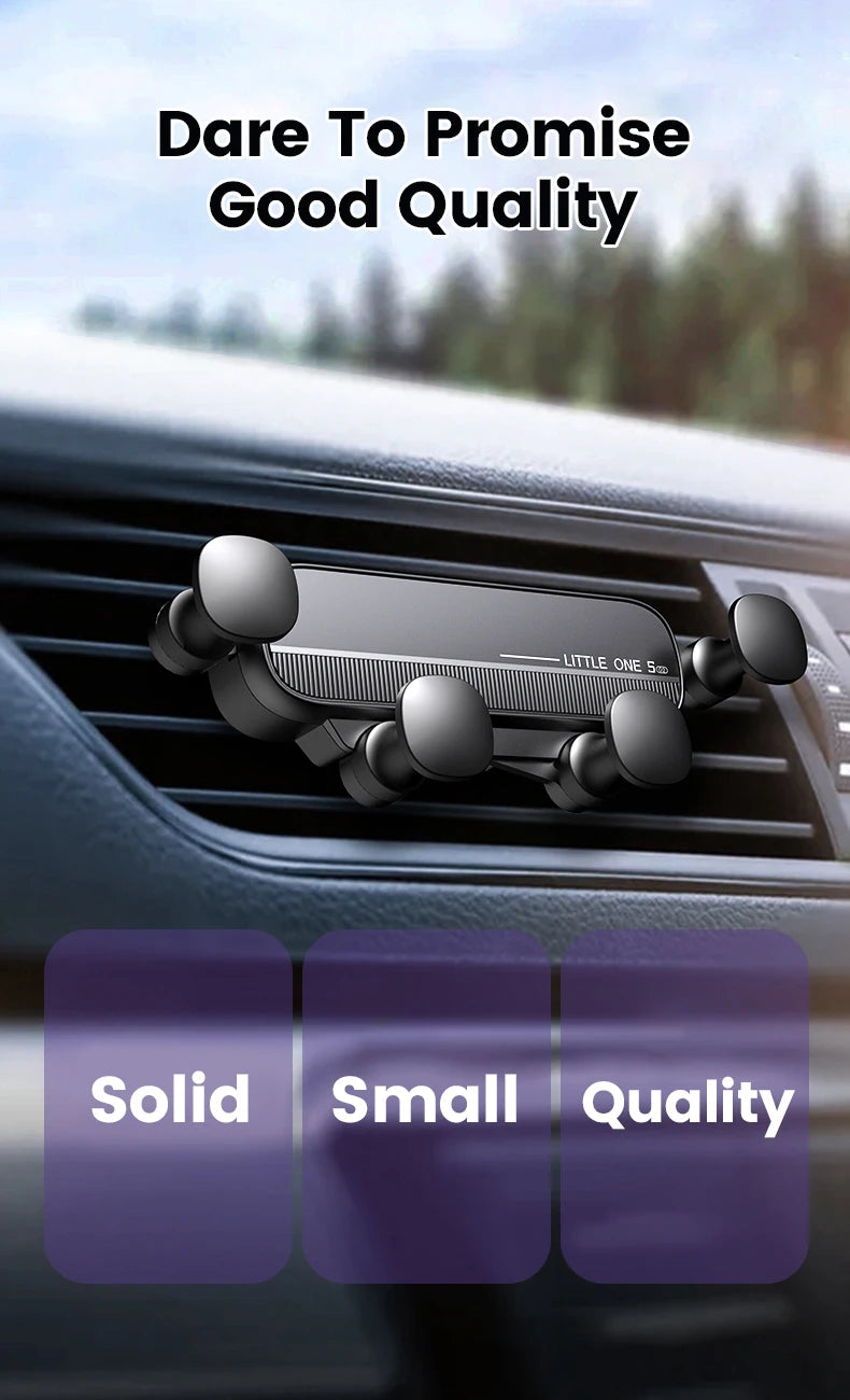 Gravity Car Phone Holder Air Vent Mount Cell Phone Holder in Car Mobile Support For iPhone 13 12 Xiaomi Universal GPS Stand.