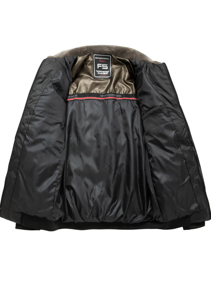 Winter warm jacket, casual business outdoor sports cotton jacket, lapel zipper, real pocket, men's jacket, jacket shirt.