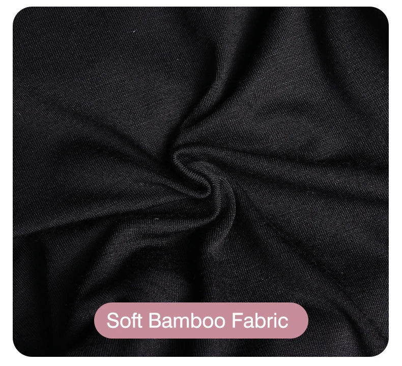 Mid-Waist Period Underwear for Women 4-Layer Anti-Leakage Super Absorbent Menstrual Panties for Daily Use Sports.