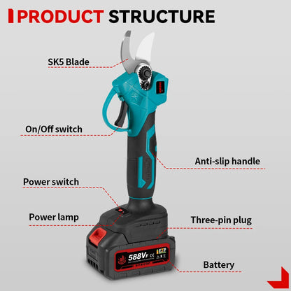 ONEVAN 3500 W Bürstenlose Teleskopstange Elektrische Kettensäge 3-IN-1 Hohe Zweig Schere Garten Beschneiden Werkzeug für ONEVAN 18 V Batterie