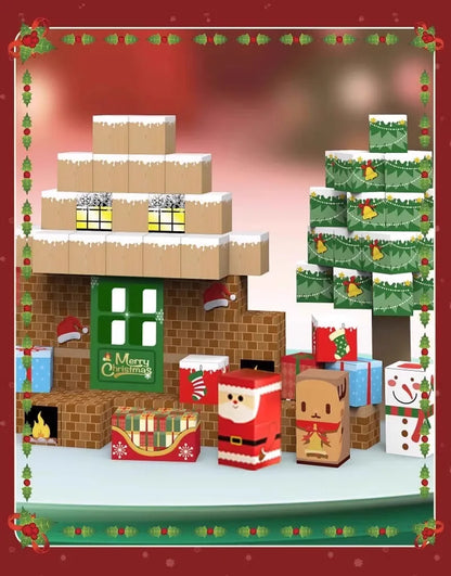 Christmas Gift Magnetic Building Blocks  STEM Educational Toys for KidsStem Montessori Stacking Cubes Construction Set.