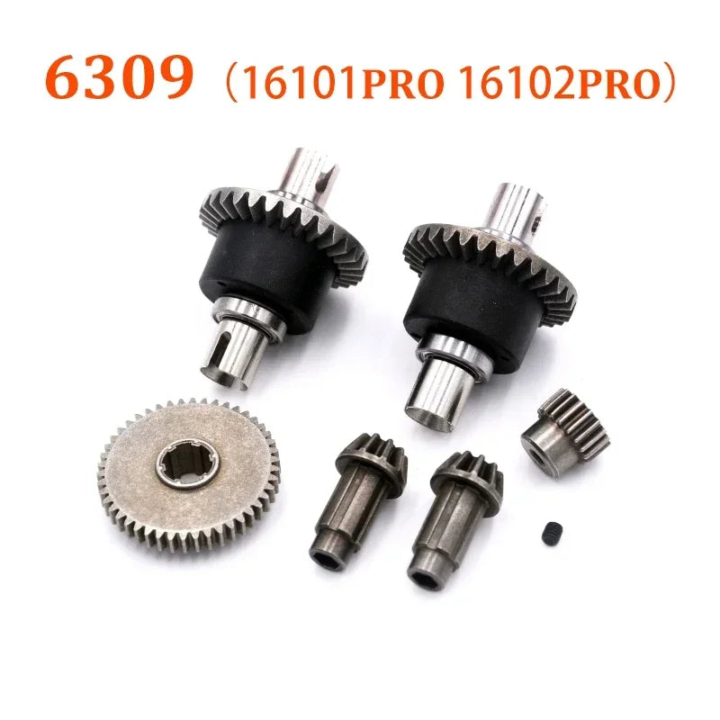 For SCY 16101 PRO 16102 PRO SG116 MAX RC Car Original Parts Drive Shaft Gear Swing Arm Steering Cup Remote Control Tire Motor