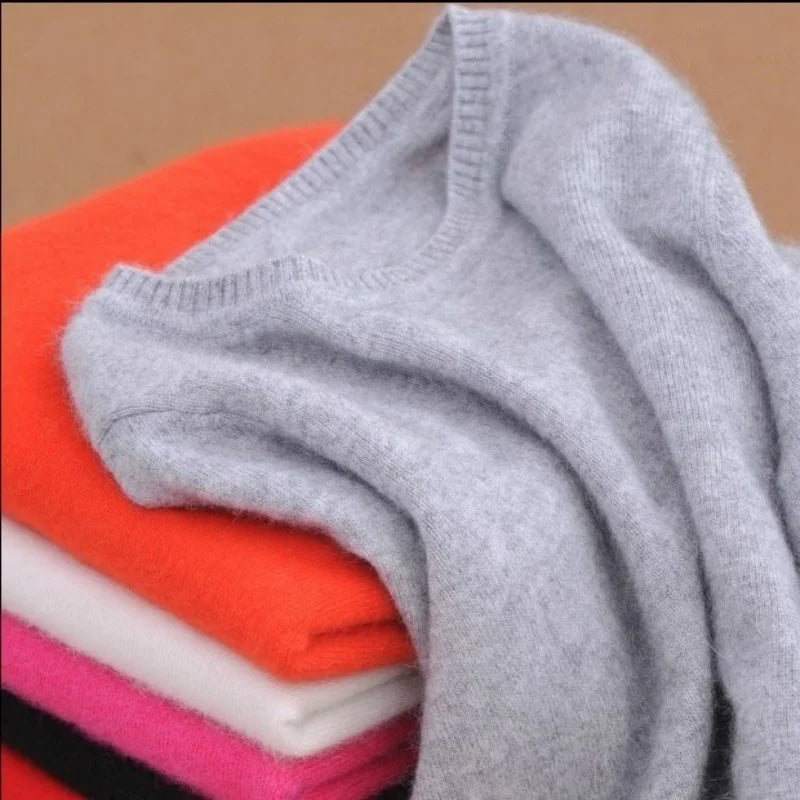 22 farben Herbst und Winter Kaschmir Pullover Frauen Pullover Oansatz Pull Femme Lange Hülse Frauen Casual Lose Pullover Pullover.