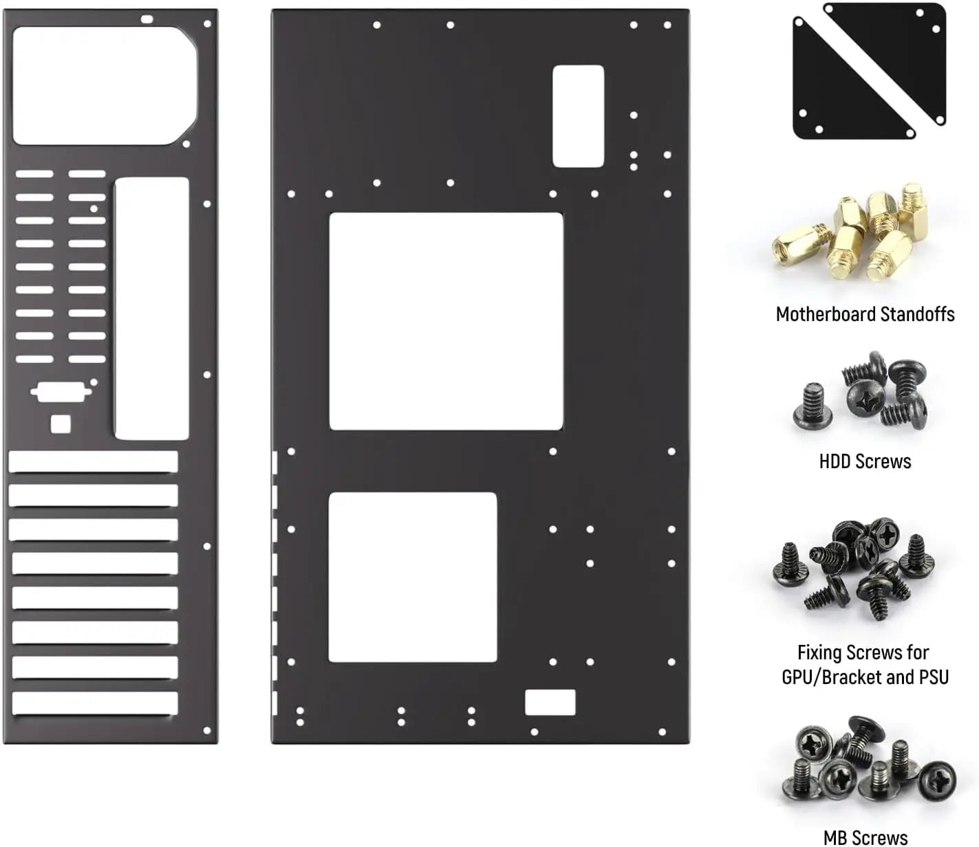 Open Air Computer PC Case, Test Bench Chassis ATX Open Mining Frame Computer Case, DIY PC Case Rack for ATX MATX ITX Motherboard.