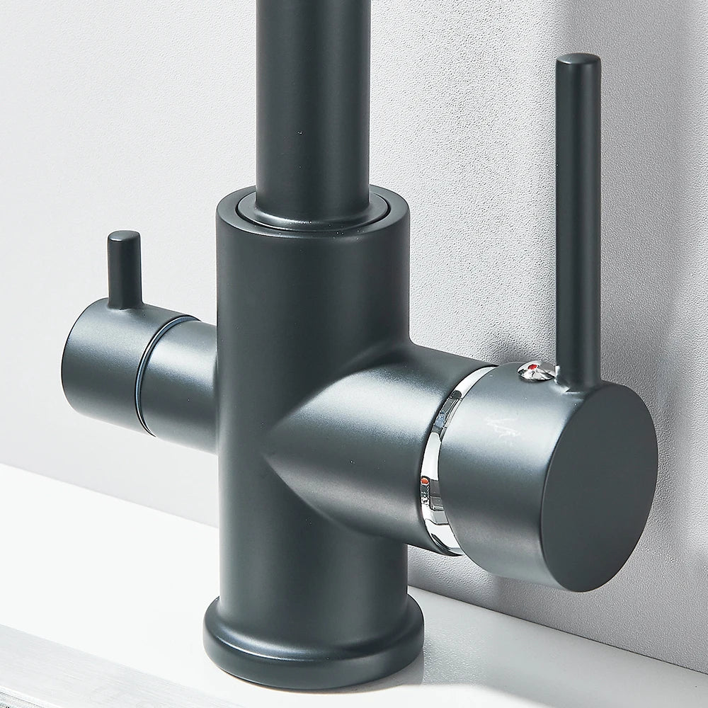 Filtered Kitchen Sink Faucets Drinking Water Filter Kitchen Faucet Sink Tap Hot Cold Water Tap For Kitchen