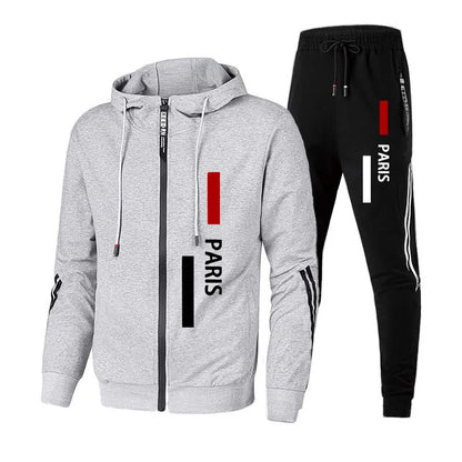 Quality Daily Fashion Men's Tracksuit Autumn Winter Casual Pullover Single Sweatshirt Hoodies Sweatpants Sports Outdoor Clothing.