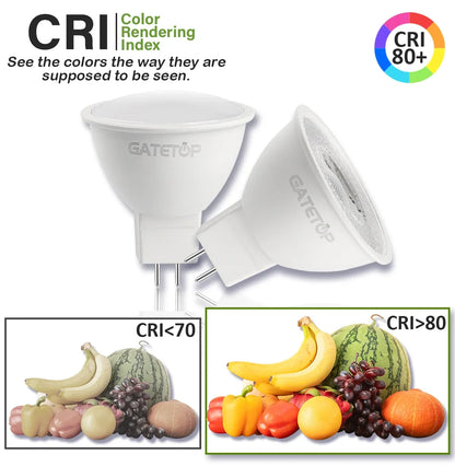 10PCS MR16 LED Strahler Birne GU5.3 Lampada AC 110V 220V 12V Bombillas Spot Licht Ersetzen Die 50W Halogen Lampe Hause Derection.