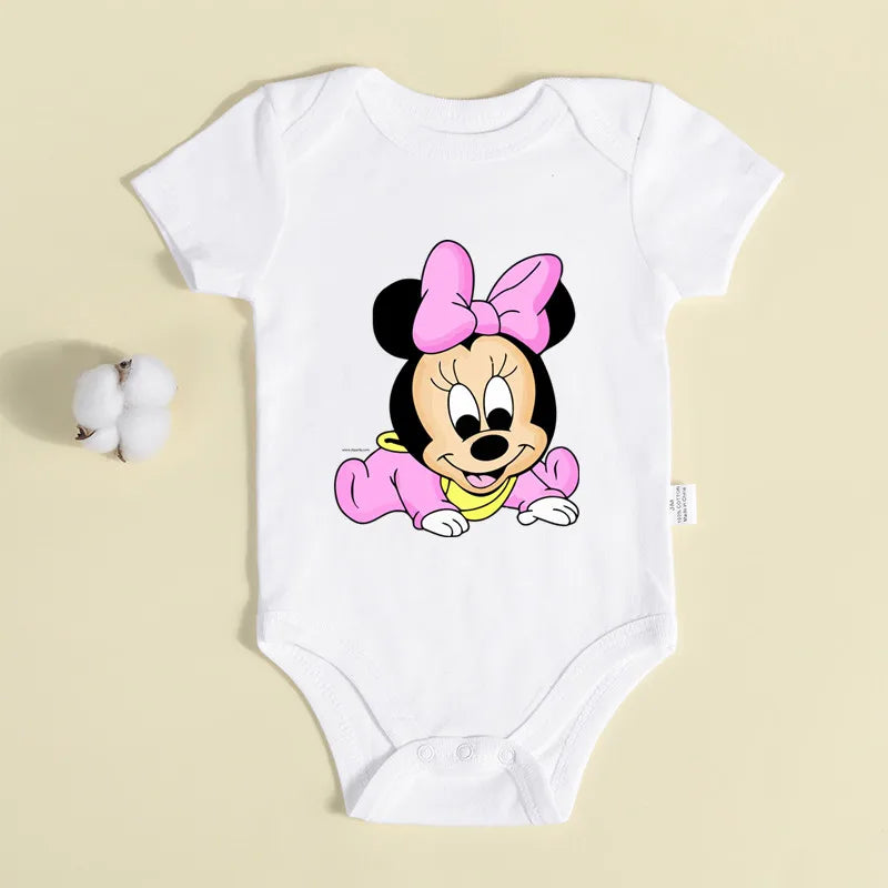Baby Donald und Daisy Babykleidung Baumwolle Neugeborene Bodys Twin Junge Mädchen Onesie Sommer Overall
