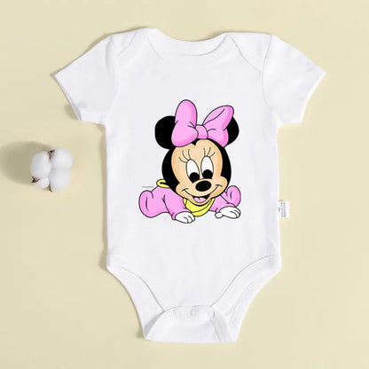 Baby Donald und Daisy Babykleidung Baumwolle Neugeborene Bodys Twin Junge Mädchen Onesie Sommer Overall