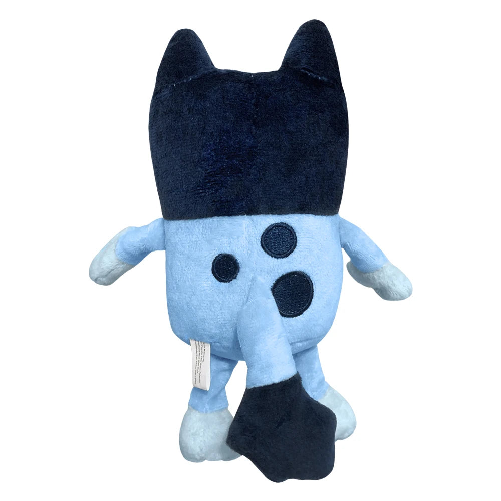 20/30CM Bluey Bingo Plush Dolls Cute Cartoon Christmas Hat And Shining Star Eye Anime Figure Stuffed Toys Birthday Gift For Kids.
