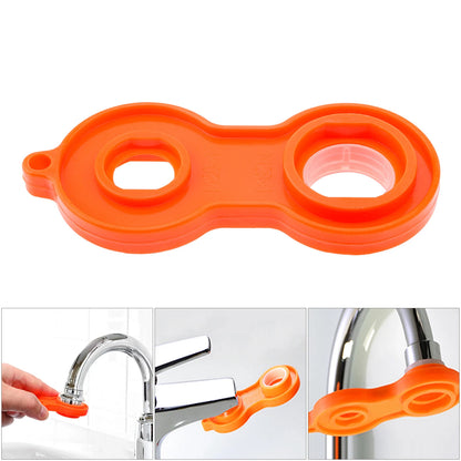 2pcs Faucet Bubbler Wrench for Kitchen Sink Bathroom Wash Basin Faucet Aerator Removal Repair Spanner Disassembly Cleaning Tool