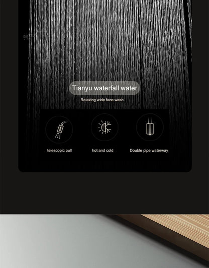 Waterfall Sink Large Single Slot Stainless Steel Kitchen Sink Embossed Washbasin Under The Basin Installation For Kitchen