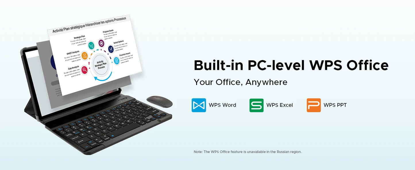 Doogee Tab E3+ 2 in 1 Tablet Pc Gemini Ai 12"" 2K Display Android 15 32Gb Ram(8+24) 256Gb Rom 8800Mah Battery Helio G100 Tabletpc