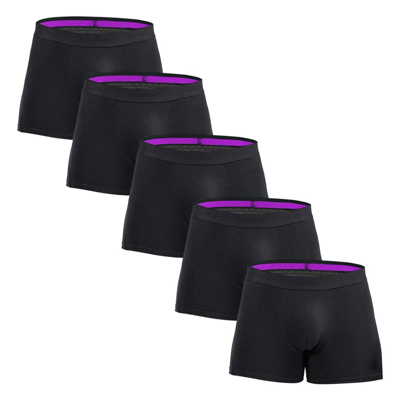 5Pcs Schlüpfer der Männer Baumwolle Boxer Sexy Mann Boxer Unterwäsche Shorts Viele Männliche Boxershorts Set Familie Unterhose Marken