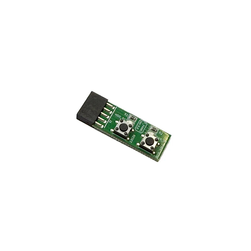 10Pin Reset / Power On/Off Switch Motherboard Adapter Card For Frequently Switch Testing Without Chassis For Desktop PC Computer.
