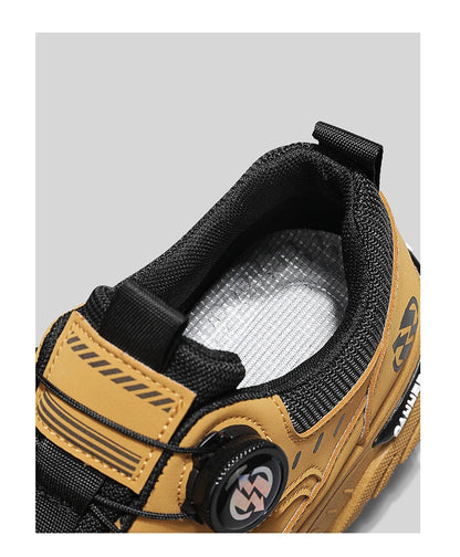 Men Sneakers Spring Autumn New High Top Men Casual Leathers Thick Soled Trendy Wear Resistant Short Boots Platform Sports Shoes.