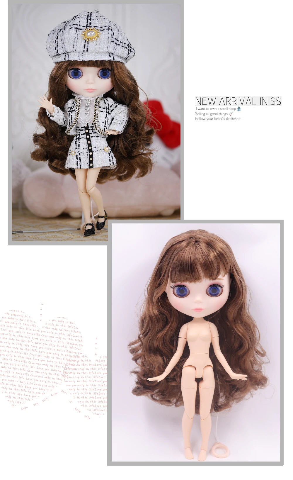 ICY DBS blyth doll 1/6 bjd toy joint body white skin shiny & matte face 30cm on sale special price toy gift anime doll.