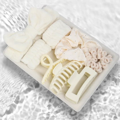 58-Piece Hair Accessories Set Butterfly End Hair Ties Shark Clip Flower Hair Grips Hair Bands Hair Accessories for Women Girls.