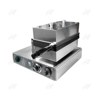 Commercial Taiyaki Bear Shaped Waffle Maker 1800W Open Mouth Bear Shape Waffle Machine Ice Cream Waffle Iron Maker.