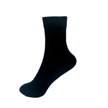 4 Pairs Men Cotton Dress Socks Pure Color High Quality Soft Breathable Black Business Casual Men Summer socks Large Size.