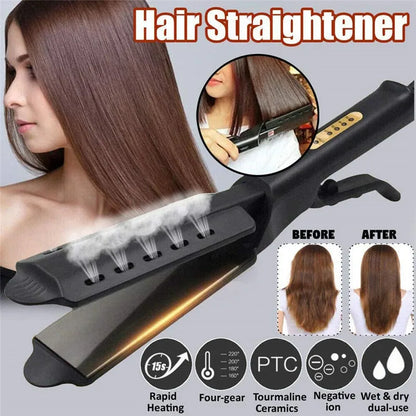 Curling And Straightening Dual Use Hair Straightening Splint Constant Temperature 4 Gears Portable Air Bangs Curling Straightene.