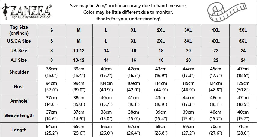 ZANZEA Fashion Stand Collar Blouse Woman 3/4 Sleeve Solid Color Tunic Tops Female Casual Loose Shirt Elegant Party Blusas Mujer.