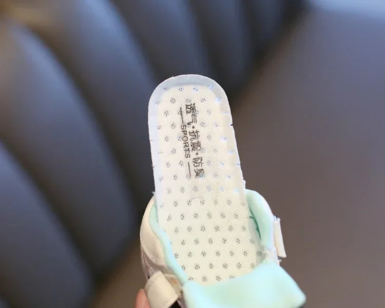 Size 21-32 Children Anti-slip Wear-resistant Casual Shoes Girls Boys Kids Soft Sole Toddler Shoes Baby Breathable Sport Sneakers.