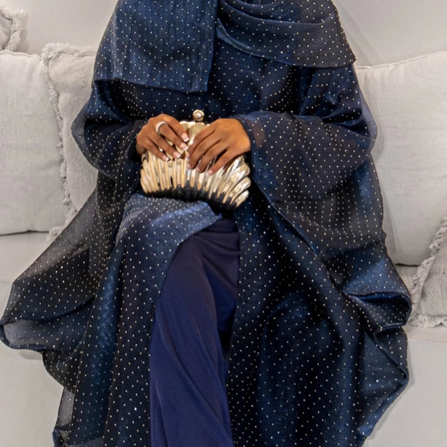 Middle Eastern Islamic Three-Piece Clothing for Women Ramadan Muslim Modest Abaya Dress with Hijab 2025 New Turkey Kaftan Robe.